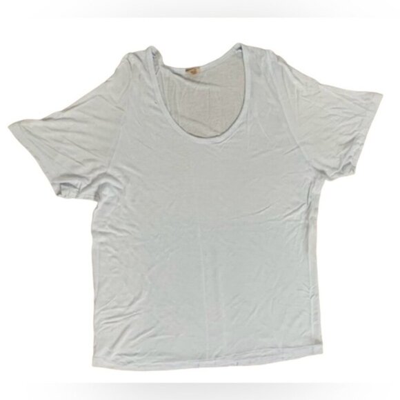 Aritzia Wilfred Free Tee T-Shirt Short Sleeve Relaxed fit Pale Blue Size XXS - Picture 2 of 15